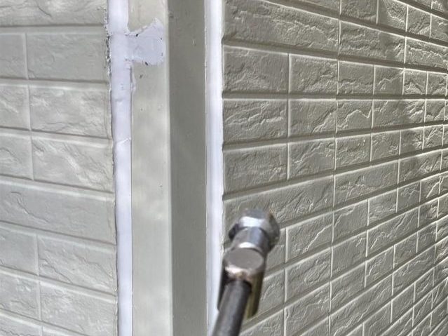 稲美町の外壁の高圧洗浄